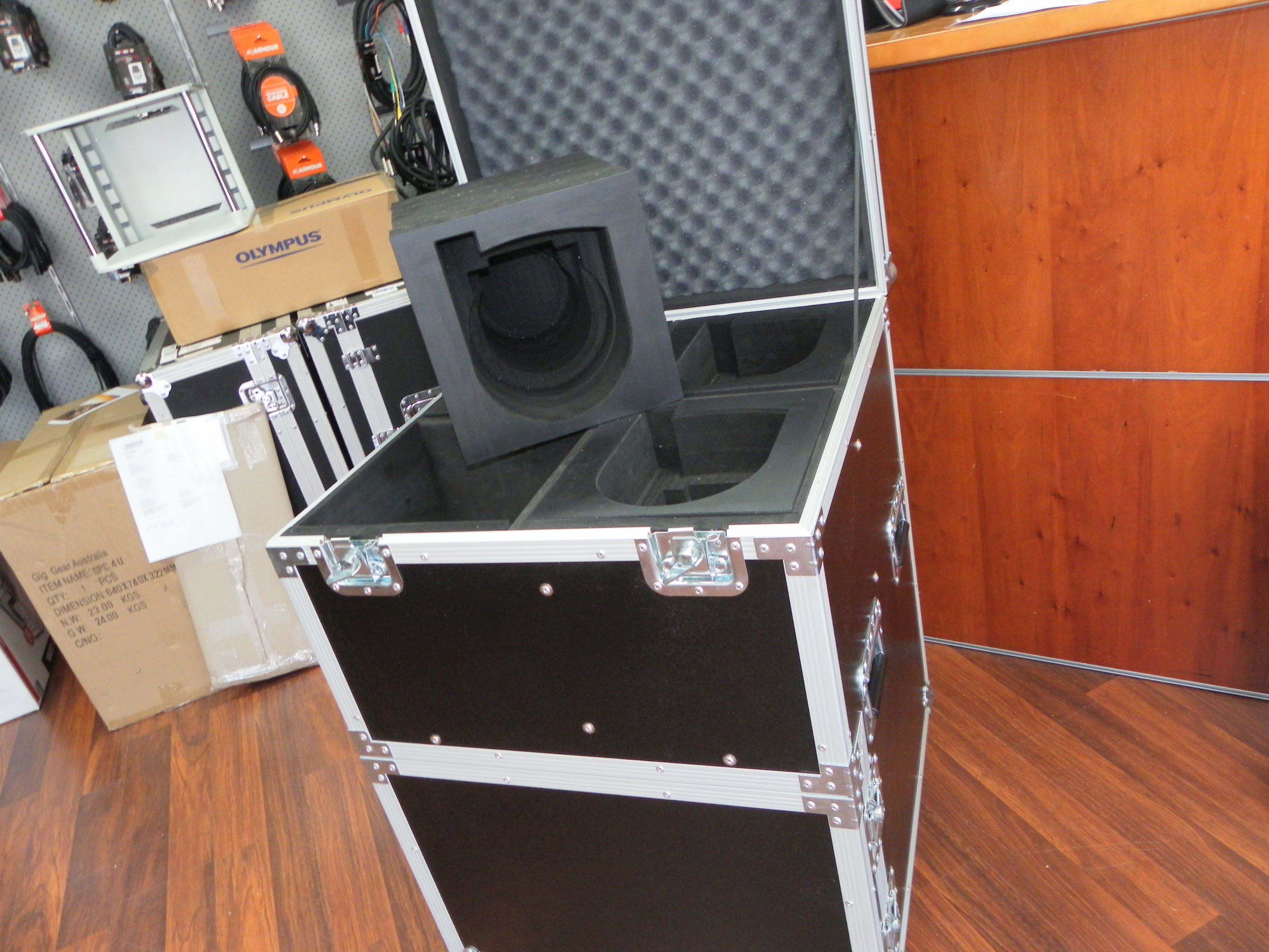 Drawers Case With Top Hinged Lid and CNC Foam Inserts (view 3 of 5)