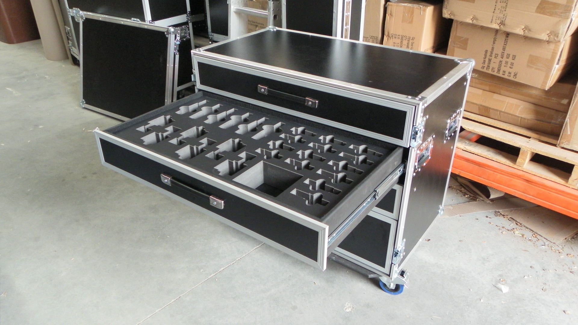 Custom Drawers Road Case With Custom Foam (view 6 of 10)