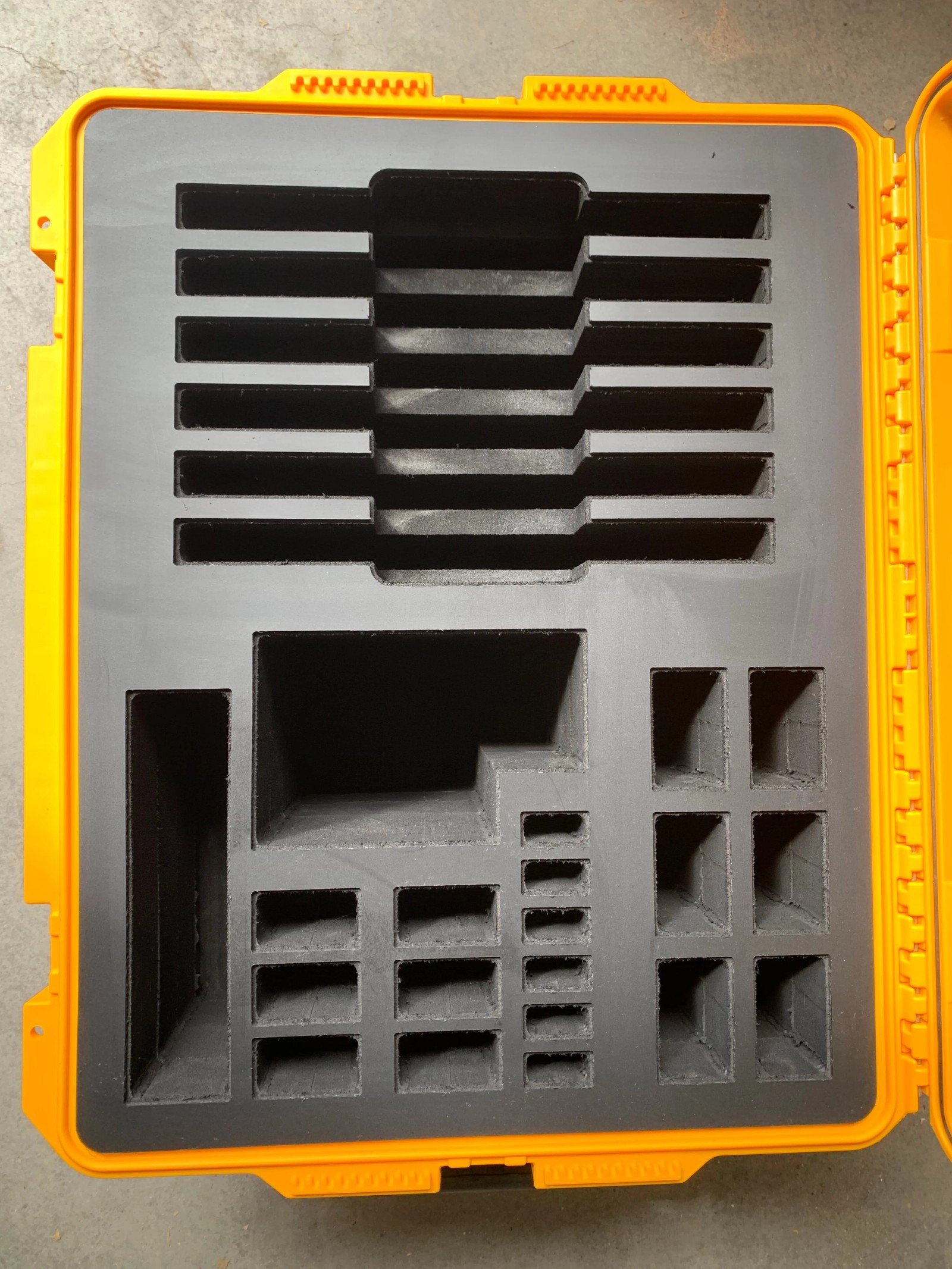 Yellow Pelican Case Custom Foam Insert For Tablets and Accessories