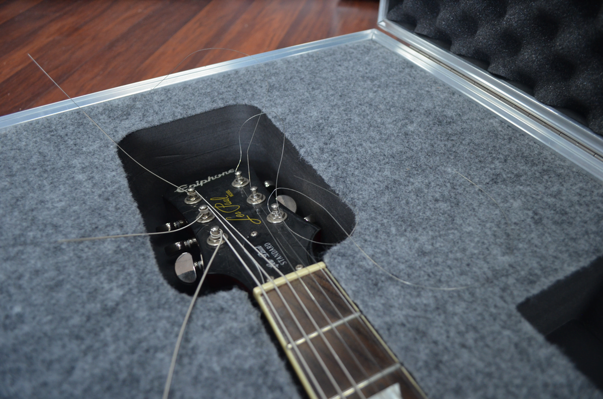 Custom Guitar Case For Les Paul Style Guitar (view 5 of 5)