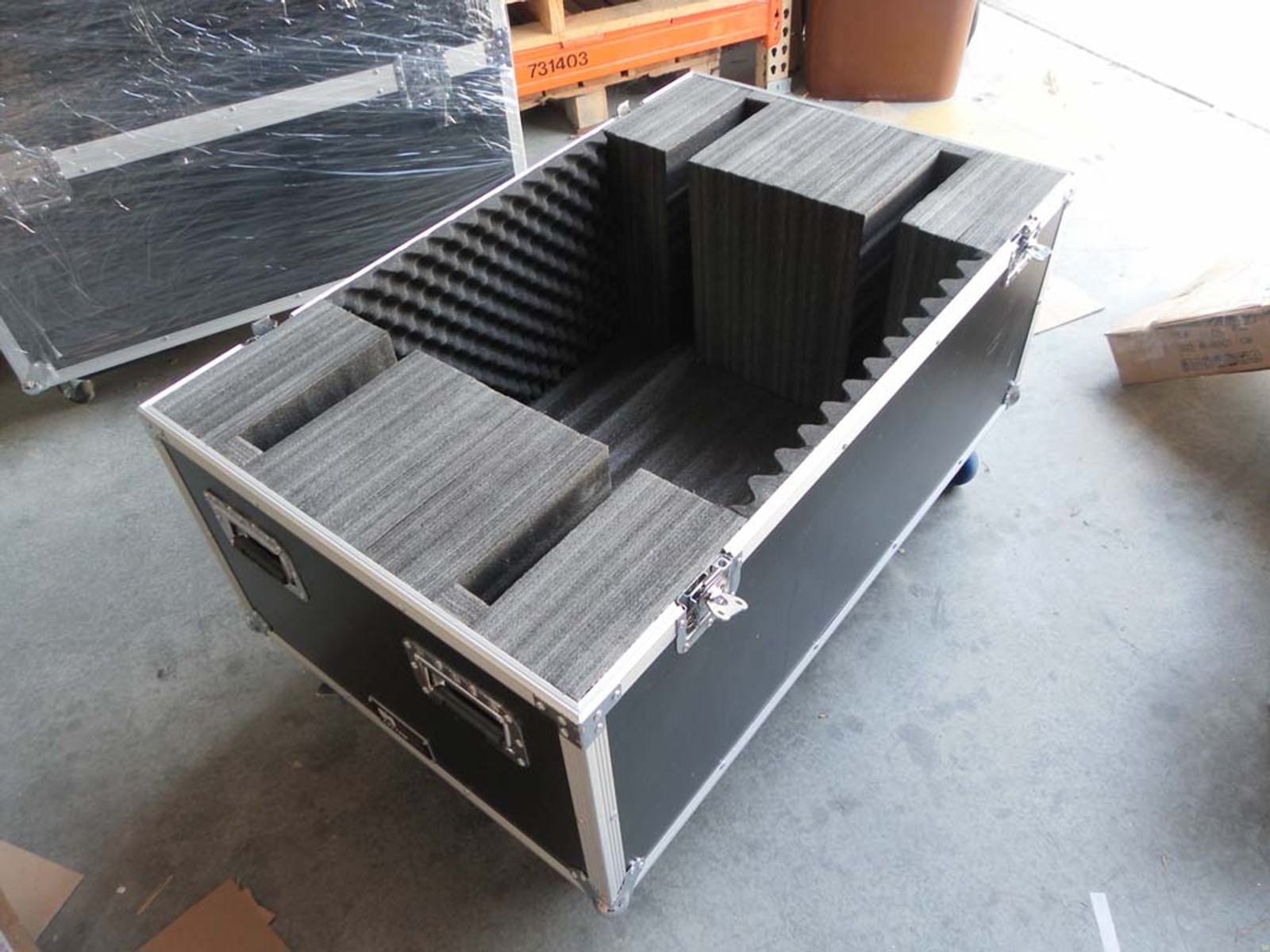 Custom Road Case For Dual Plasma Screen