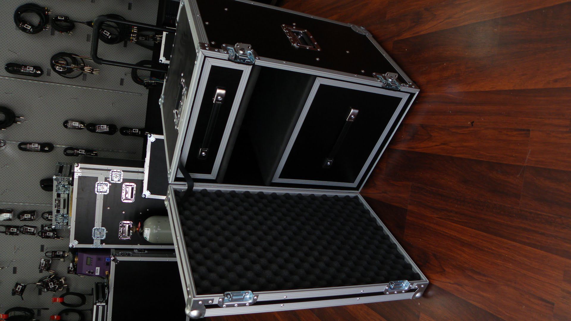 Two Drawer Custom Road Case With Hinged Lid (view 2 of 5)