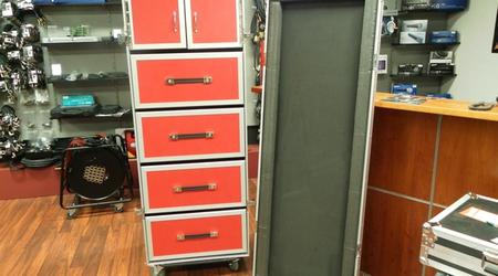 Custom Drawers Road Case - Red Color