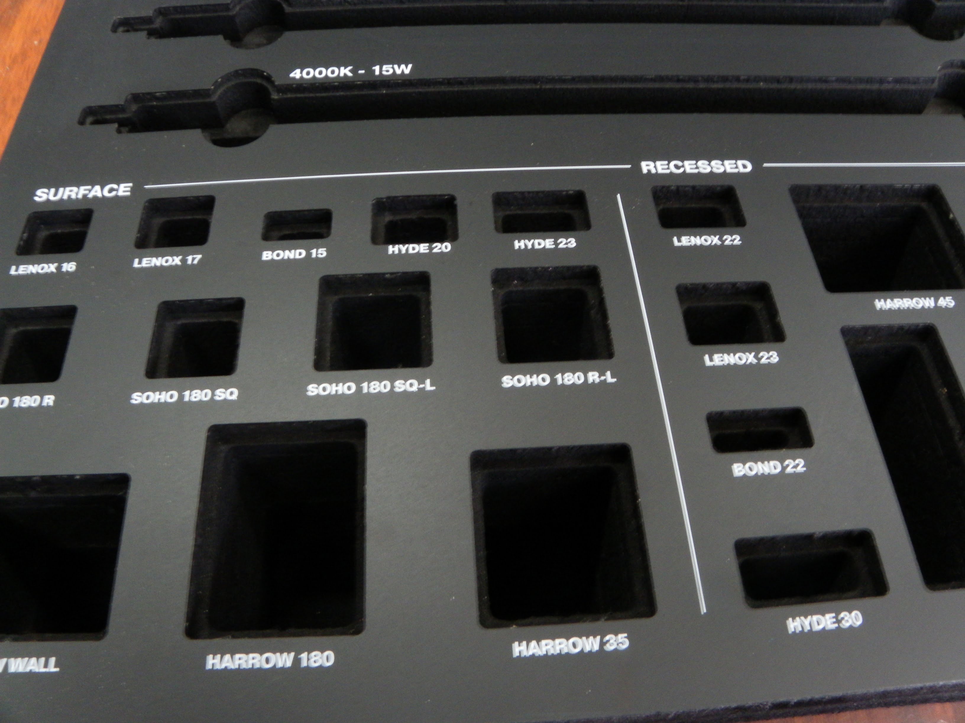 Sales Display Custom Foam Insert With Screen Printing (view 3 of 8)