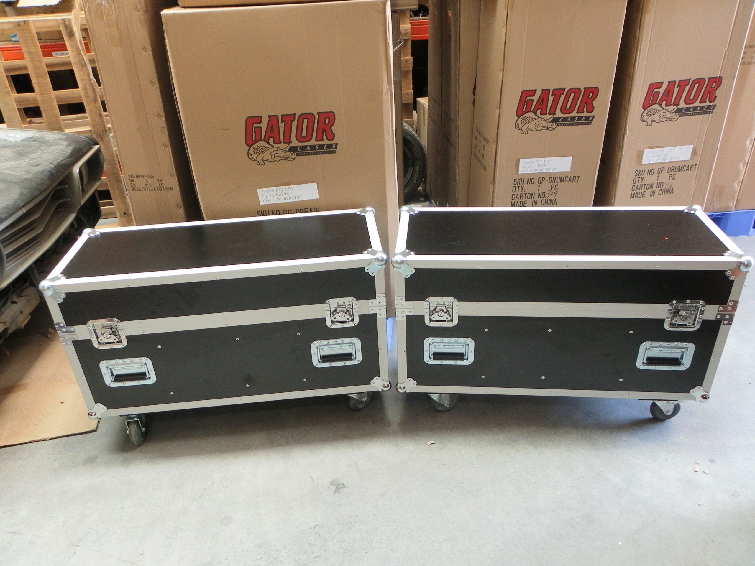 Custom Made Top Loading Packer Road Case To Suit 4 Moving Head Lights (view 4 of 4)