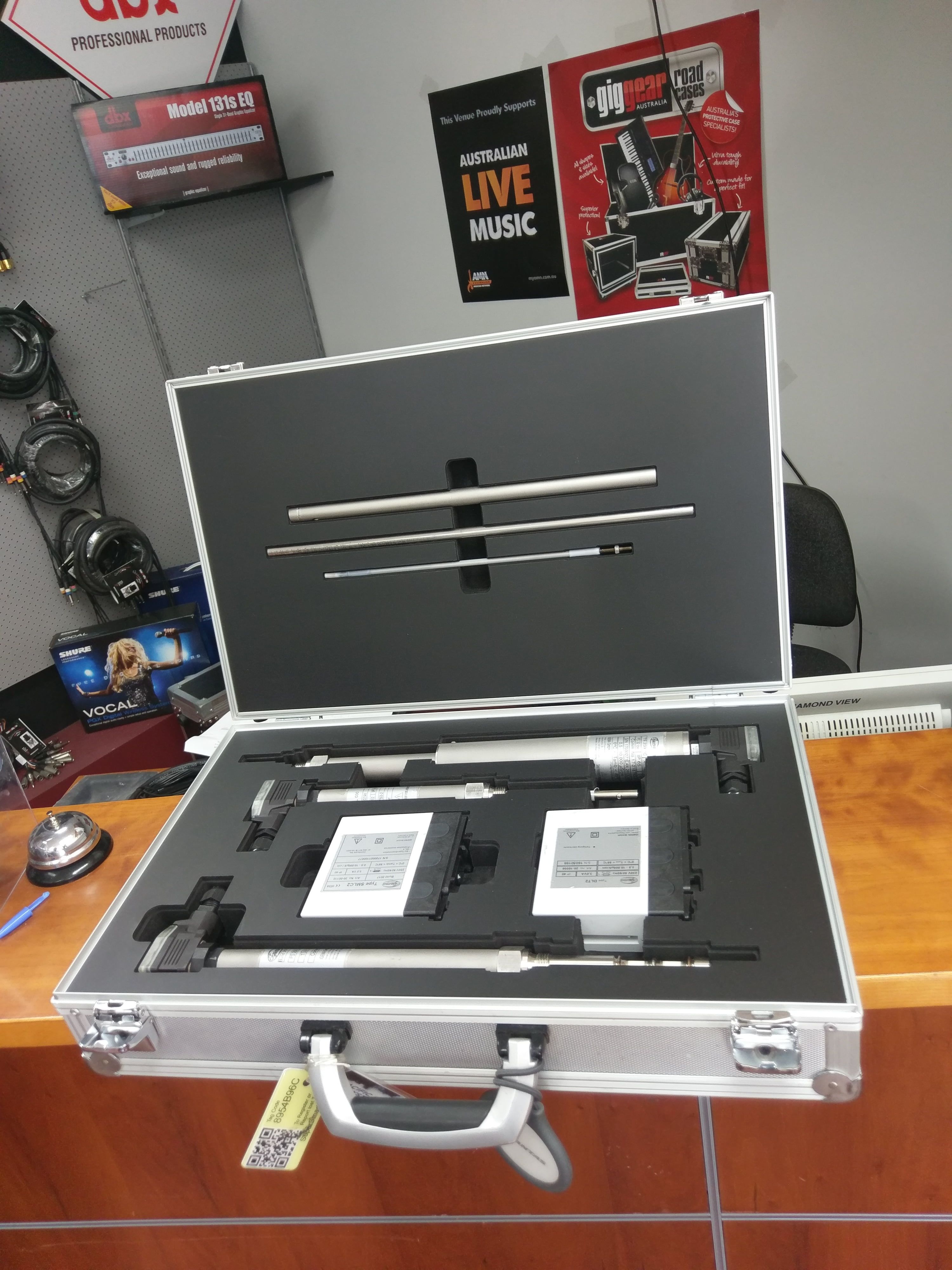 Aluminium Briefcase With Custom Foam Inserts In The Base And Lid (view 2 of 3)
