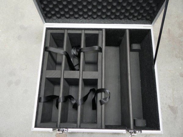 Custom Roller Packer Road Case With Multiple Compartments