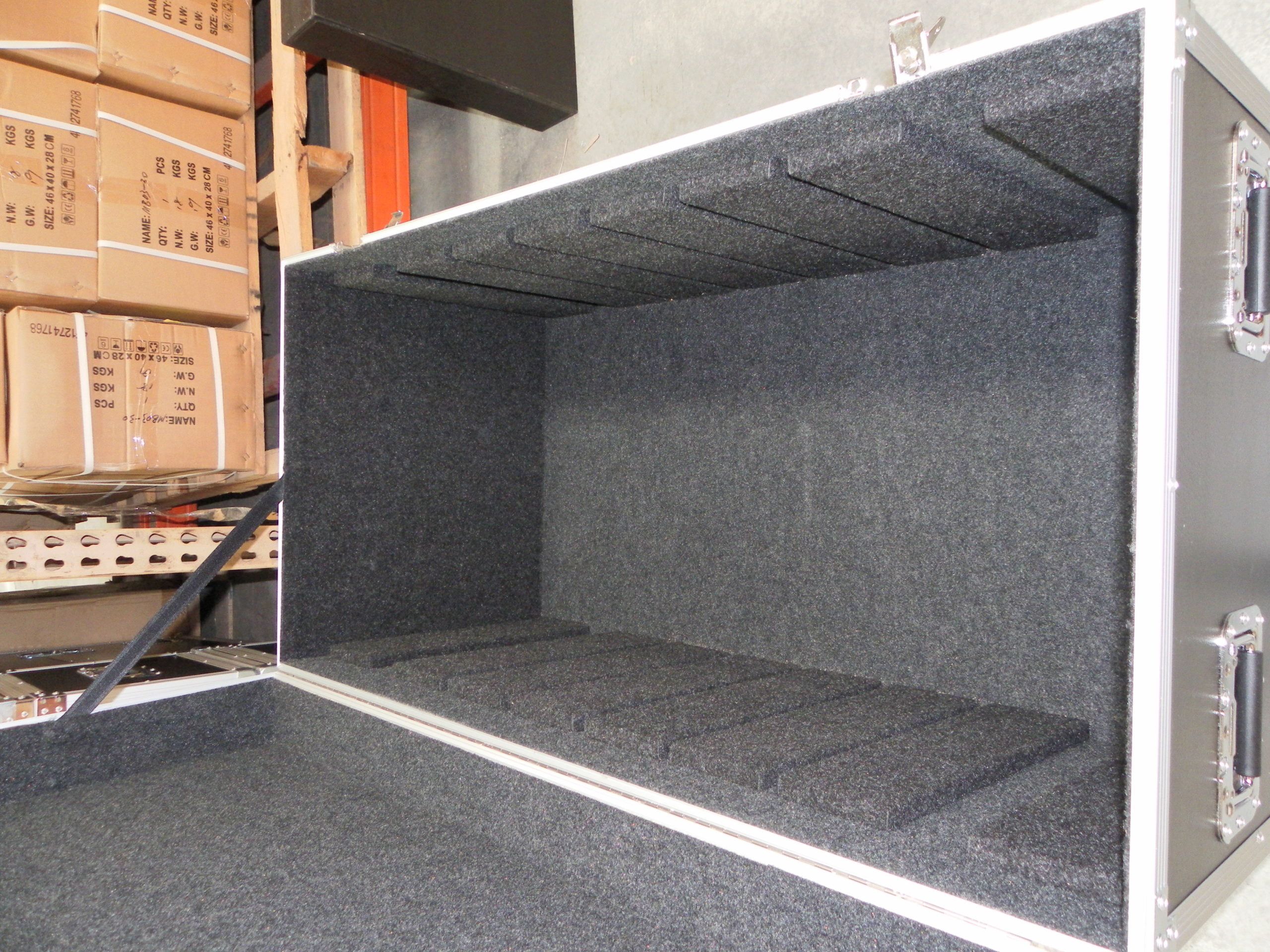 Custom Made Top Loading Packer Case With Movable Dividers and Drop Tray (view 7 of 7)