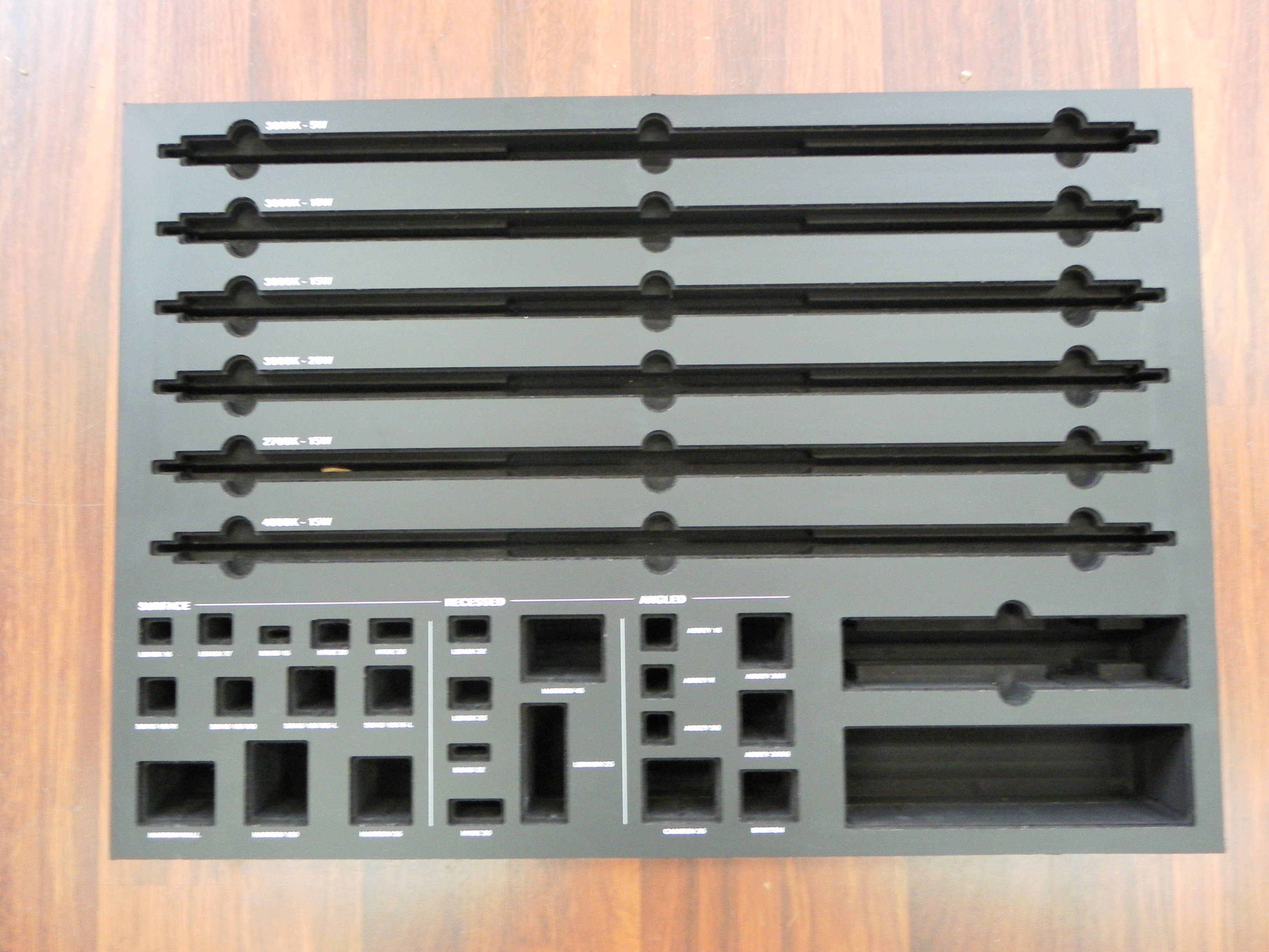 Sales Display Custom Foam Insert With Screen Printing (view 8 of 8)