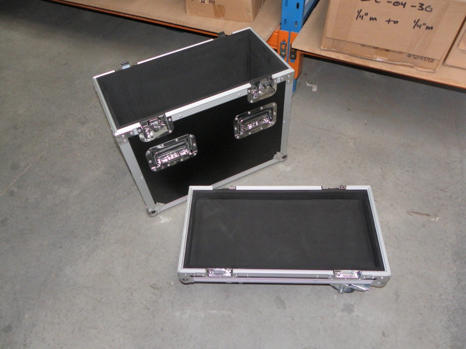 Custom Road Case For Behringer Amp With Lift Off Lid