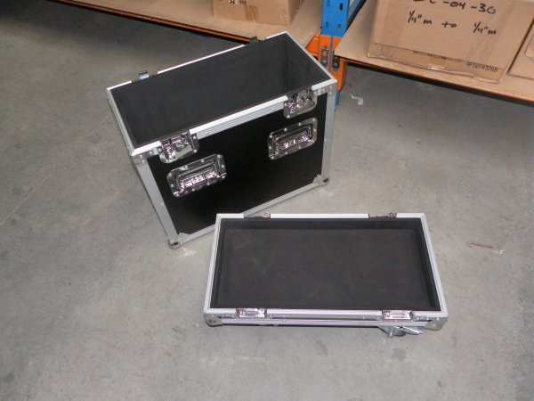 Custom Road Case For Behringer Amp With Lift Off Lid