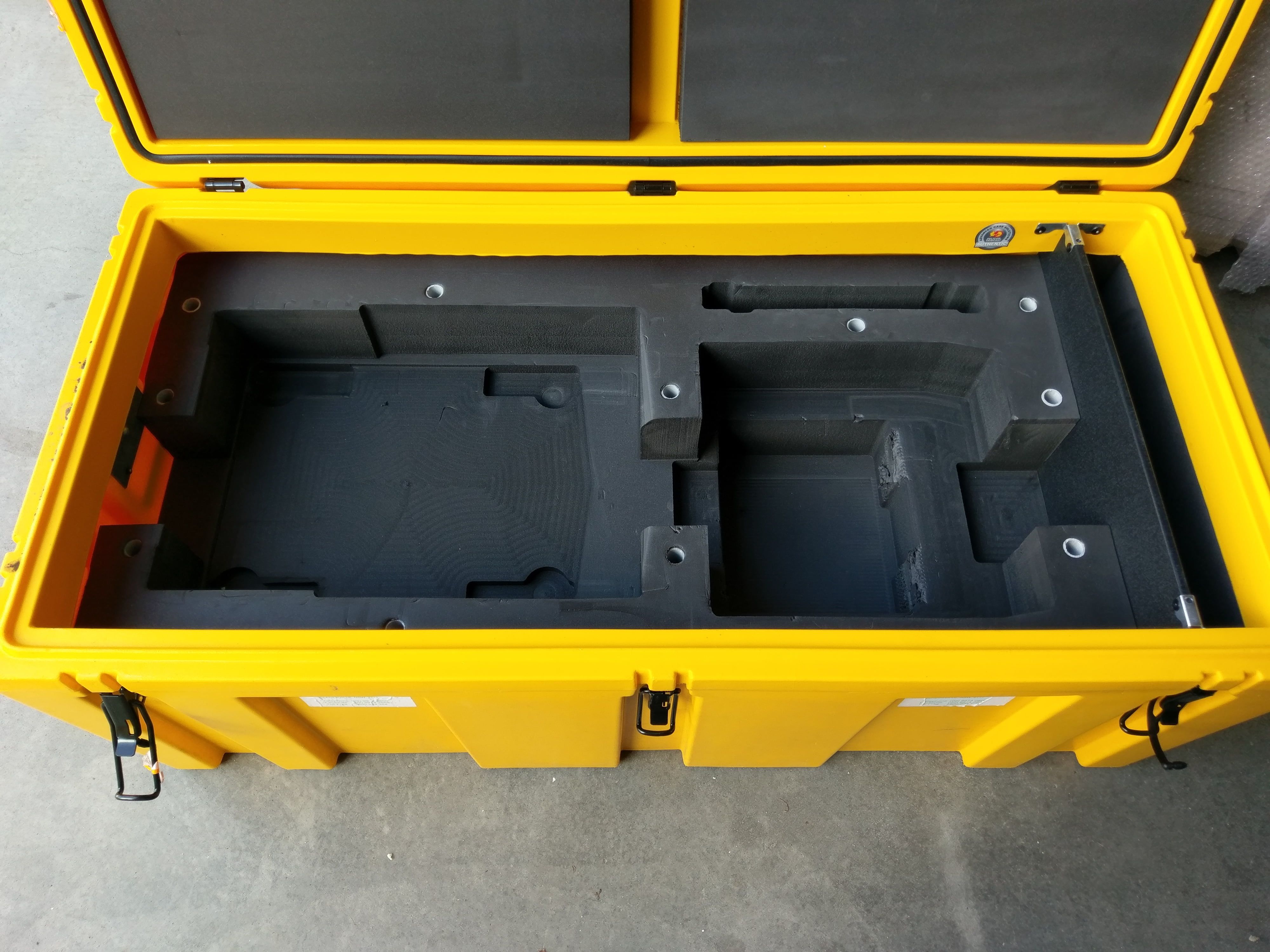 Custom Foam Insert For Yellow Trimcast Spacecase (view 2 of 4)
