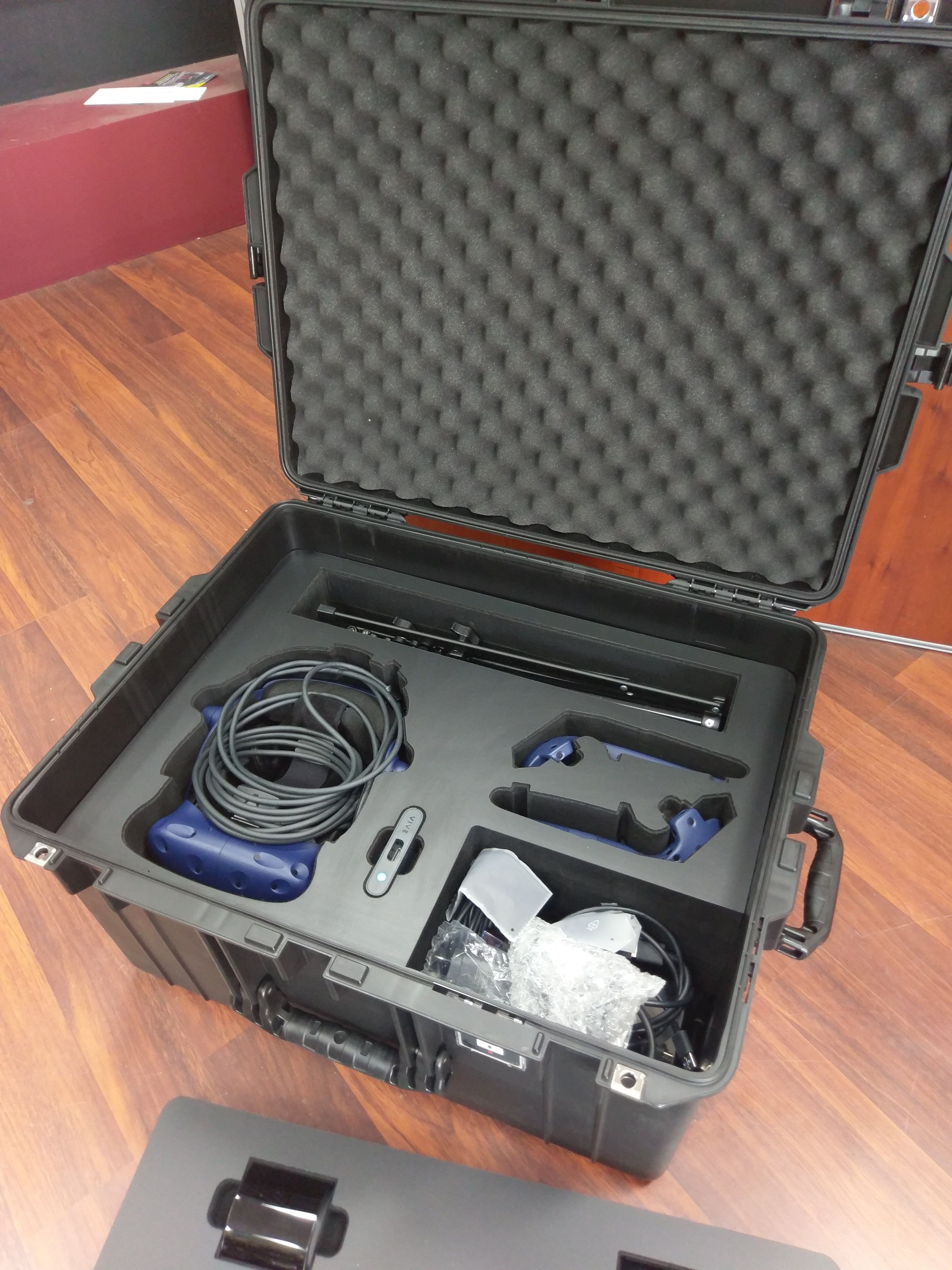 Custom Foam Insert For HTC Vive VR Headset In A Pelican 1637 Air (view 6 of 7)