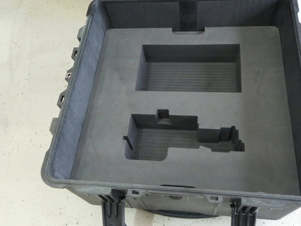 Pelican 1640 Dual Layer Custom Foam Insert For Grass Valley AV Equipment