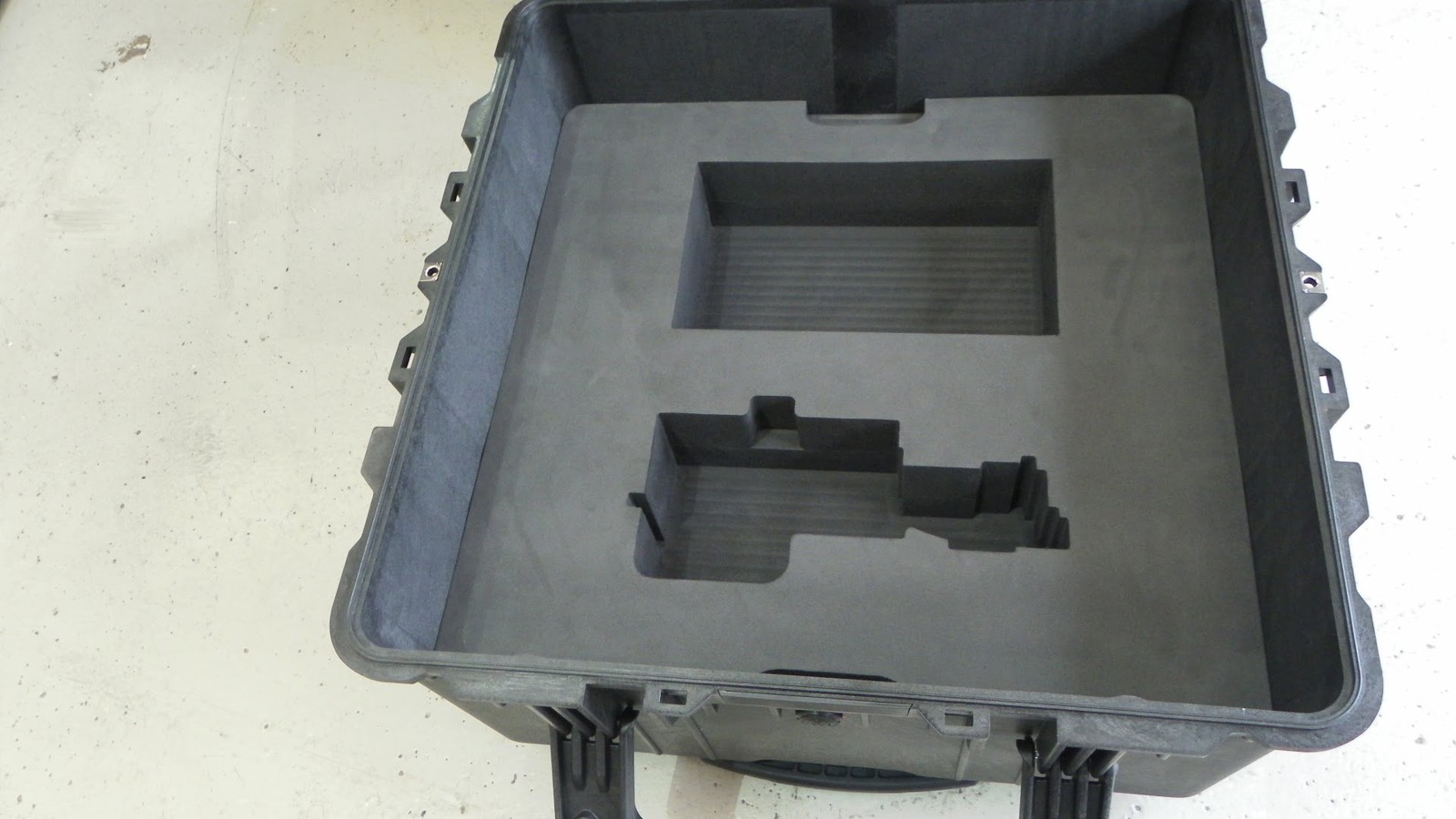 Pelican 1640 Dual Layer Custom Foam Insert For Grass Valley AV Equipment