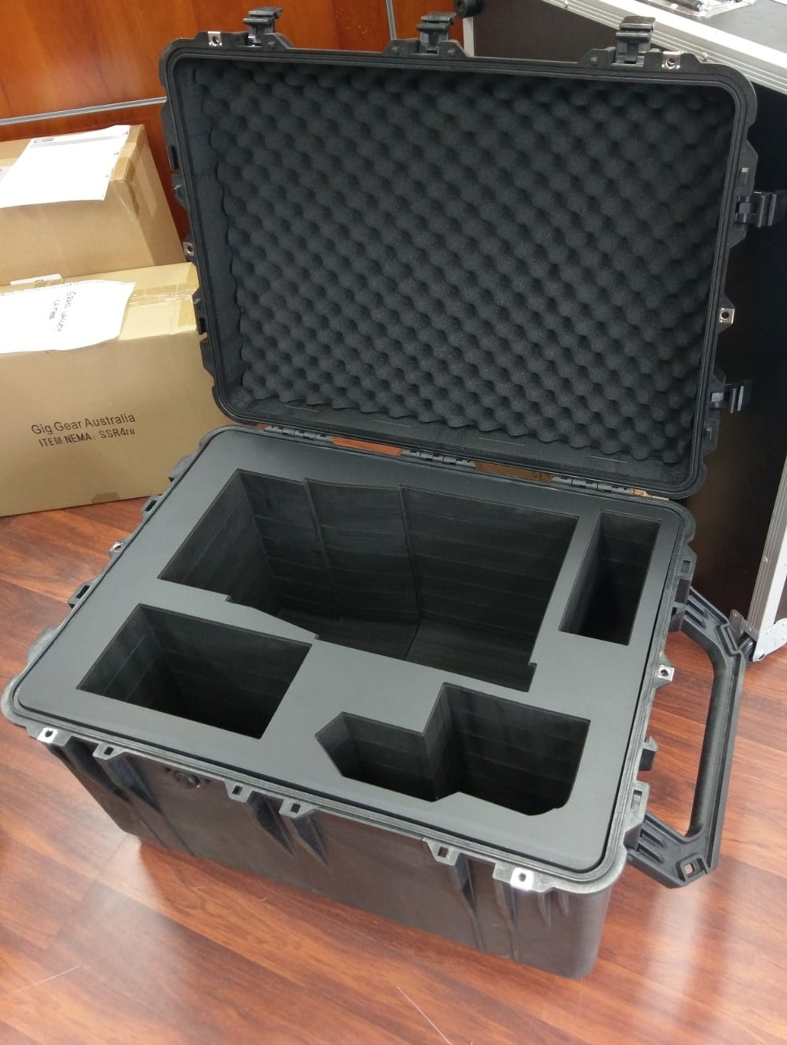 Grass Valley Camera and Super Expander Custom Foam Insert For Pelican Case