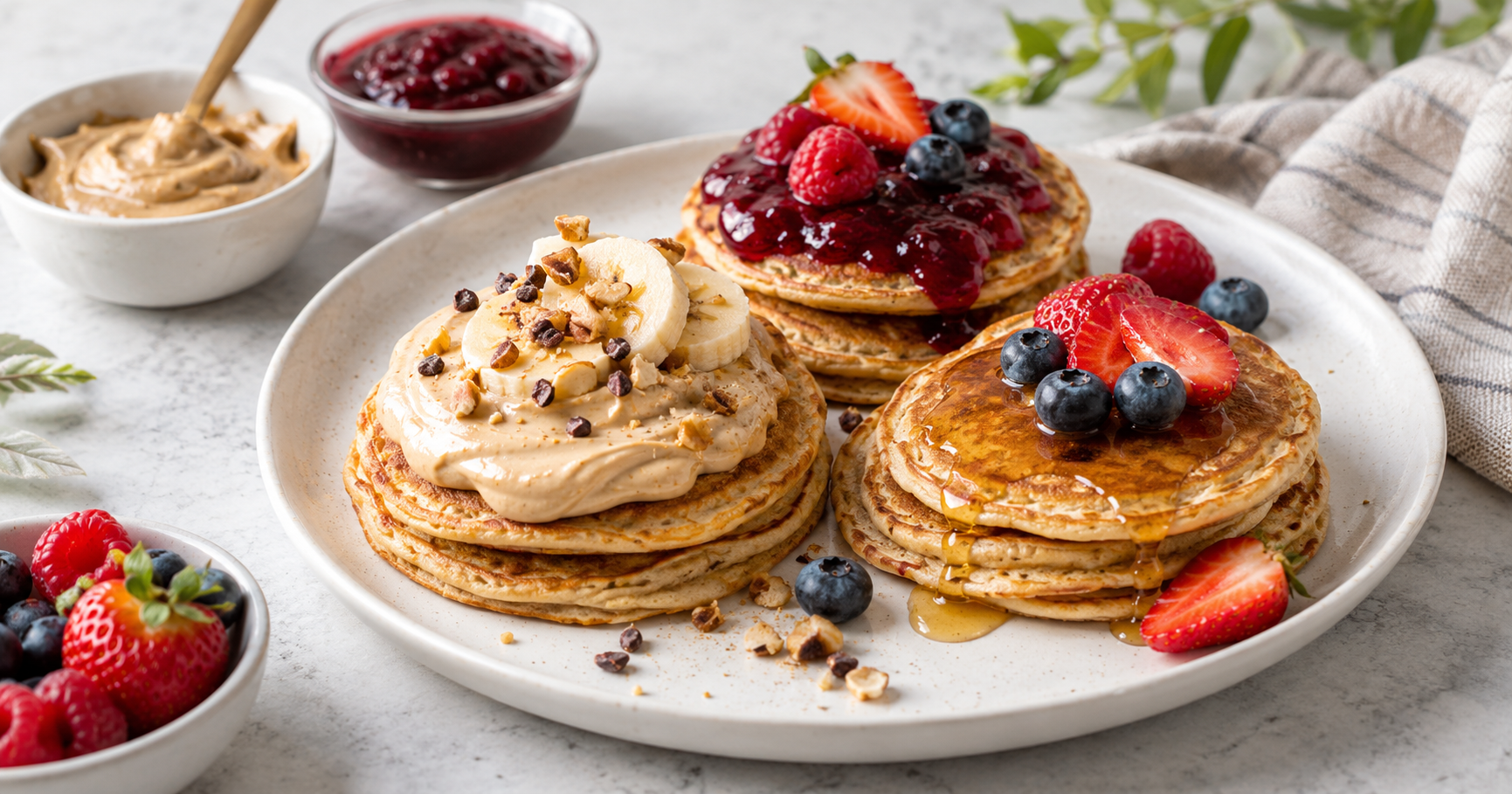 Pancake proteici: una colazione a basso impatto glicemico con tante varianti