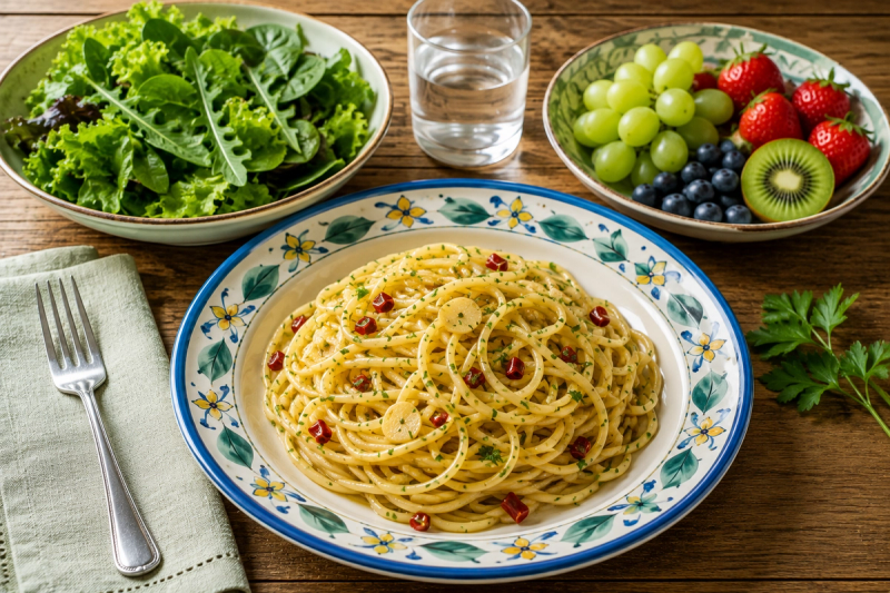 pasta aglio, olio e peperoncino