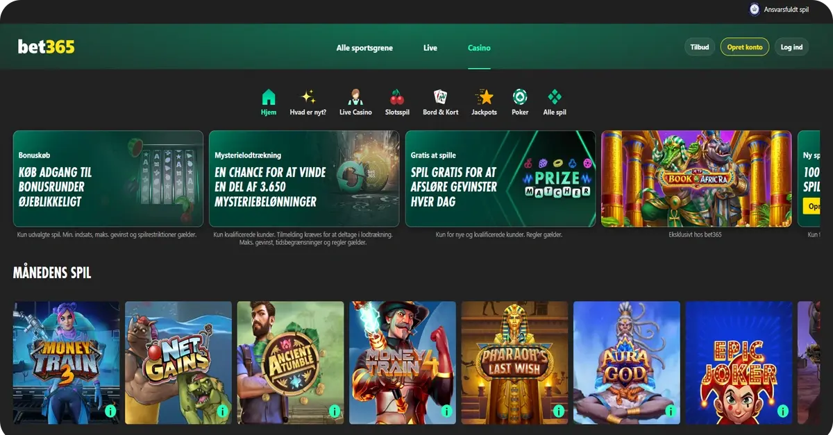 Bet365 casino tema