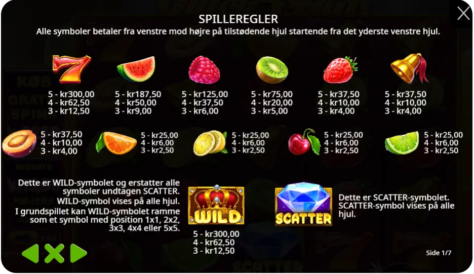Wilds, bonusrunder og free spins