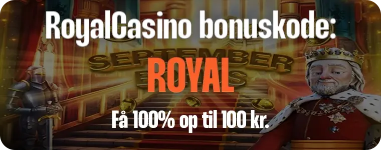 RoyalCasino bonuskode: ROYAL