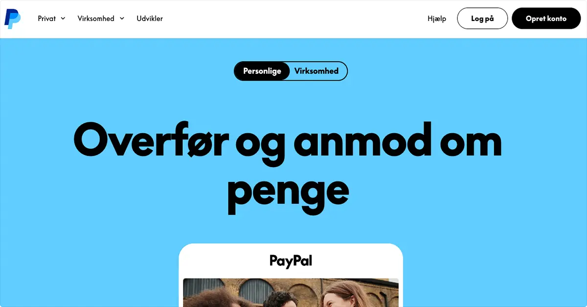 paypal betalingsmetode