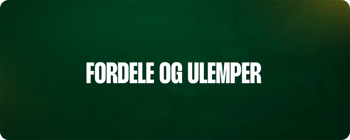 Fordele og ulemper ved casinoer med lav indbetaling