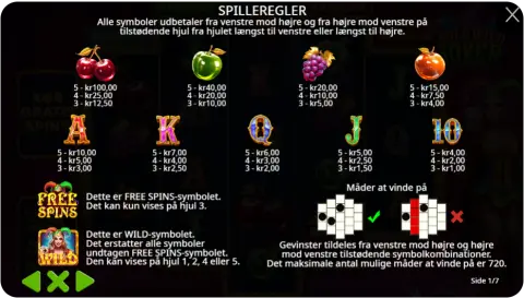 Wilds, bonusfunktioner og free spins