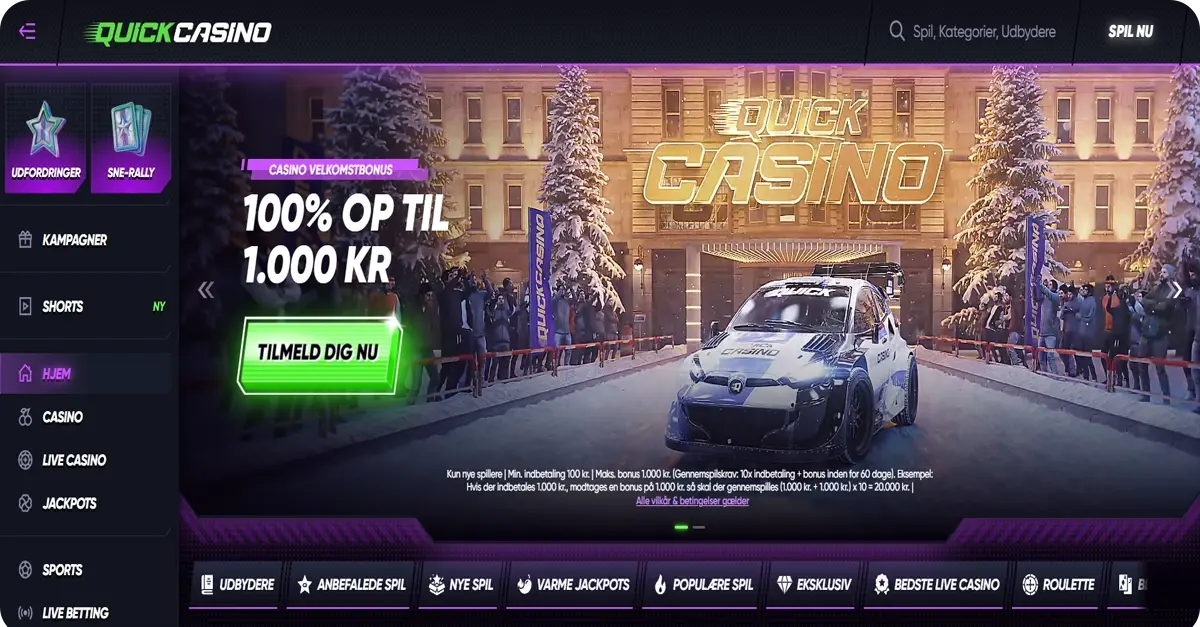 Quickcasino casino tema