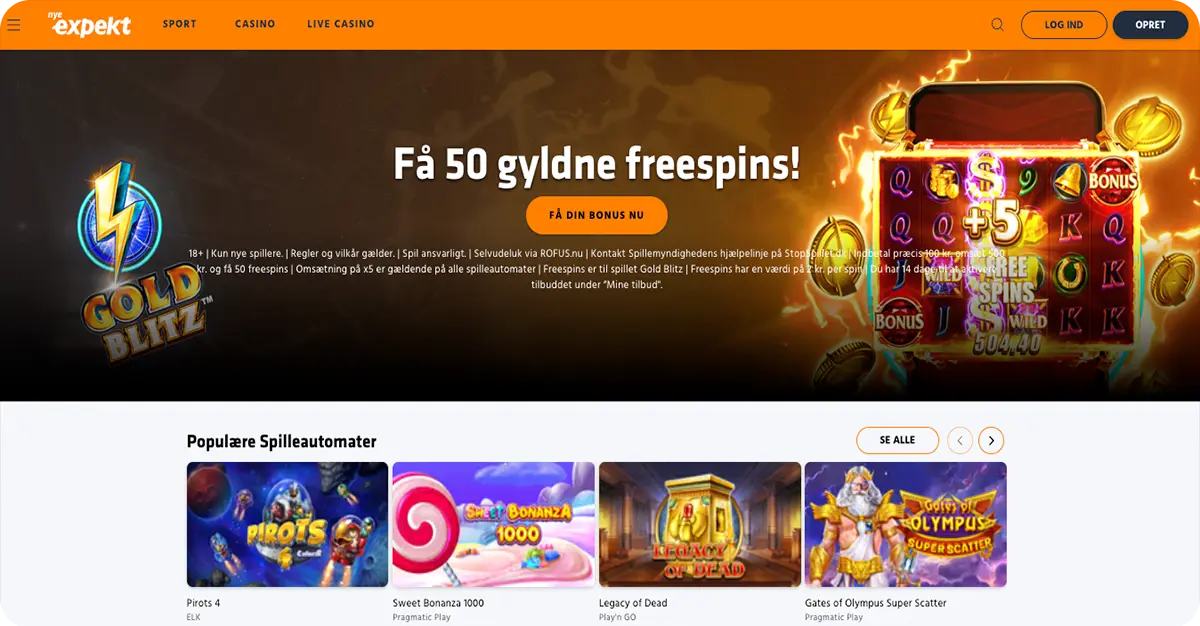 Expekt – Bettingprofil med mobilcasino og app
