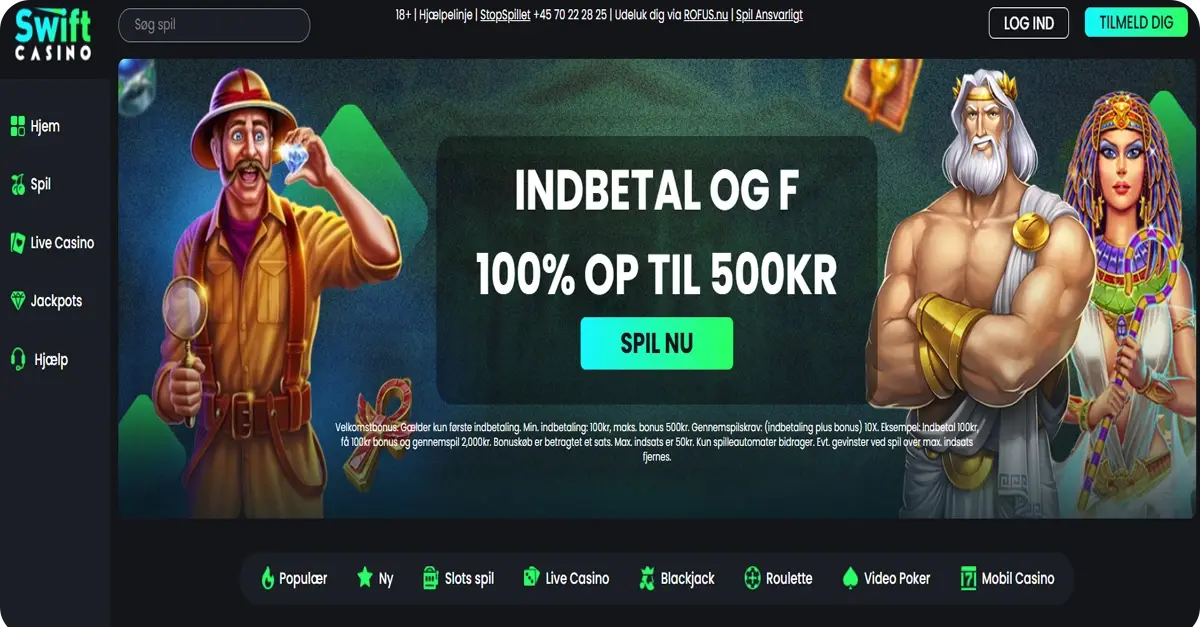 Swift Casino casino tema