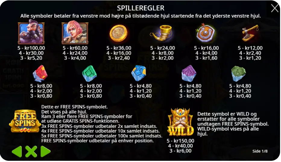 Bonusfunktioner, Free Spins & Wilds
