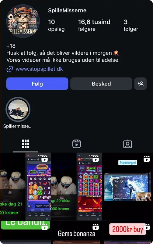 Spillemisserne på Instragram - Påvirker dansk gambling adfærd