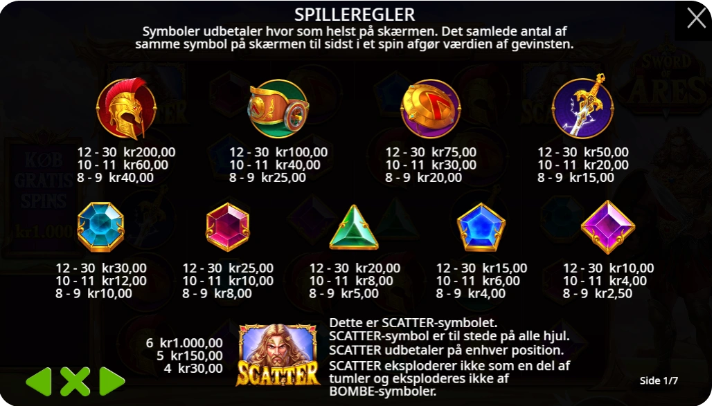 Wilds, bonusser og free spins