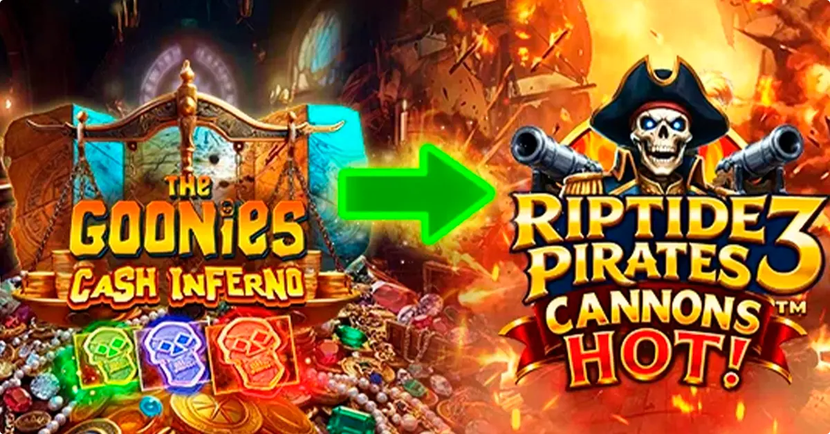 Få 5 super casino free spins til Riptide Pirates