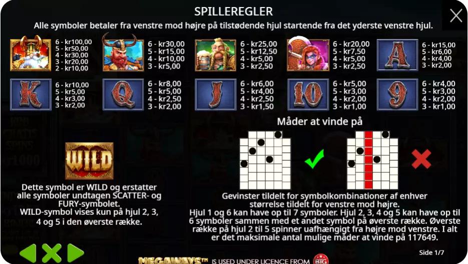 Wilds, bonuser og free spins