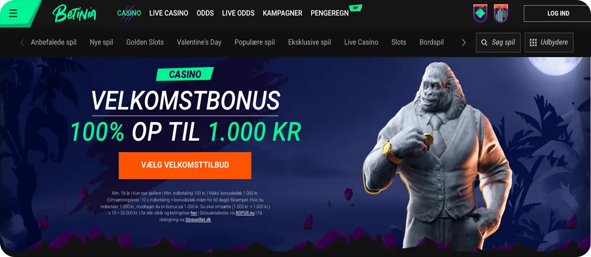 Betinia — 5 fredags free spins