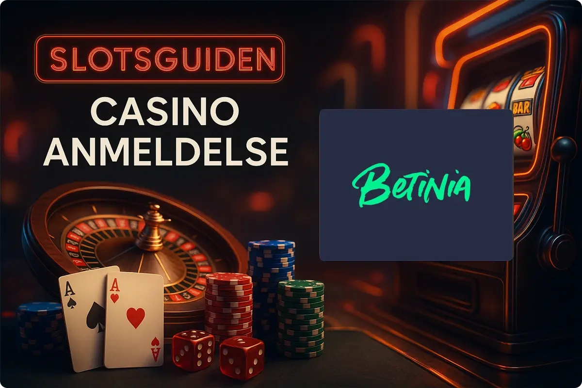 Betinia casino anmeldelse og vurdering af Slotsguiden.dk