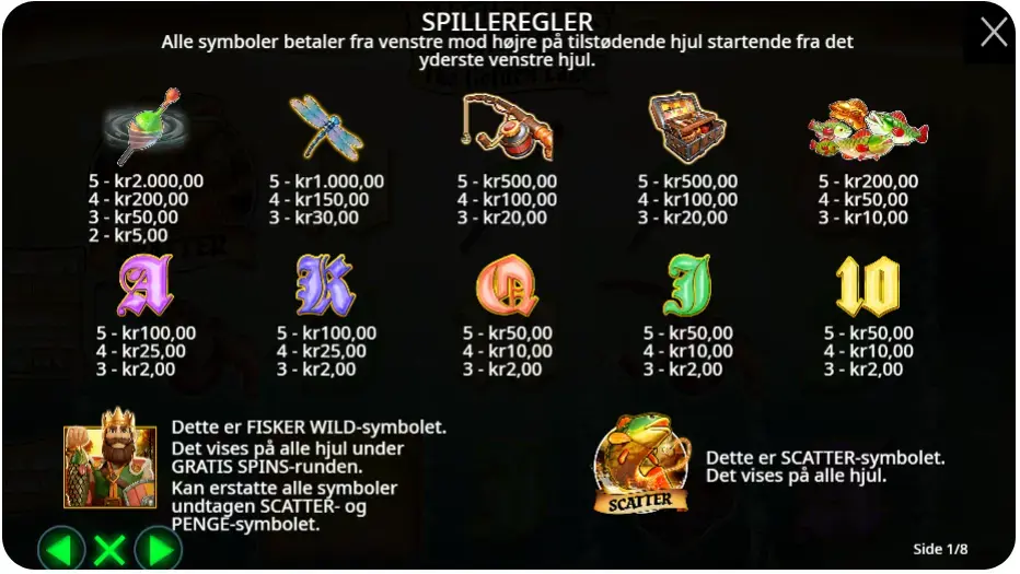 Wilds, bonuser og gratis spins