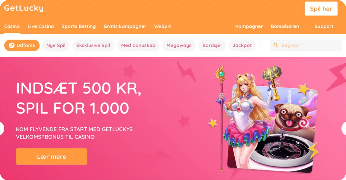 GetLucky - Tilføjet januar 2024