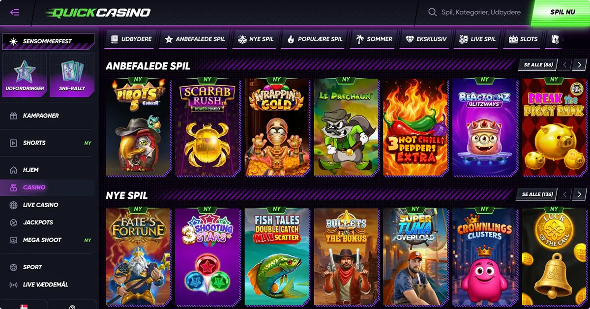 QuickCasino dansk licens