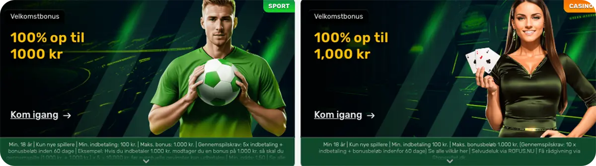 CampoBets Velkomstbonus no sticky bonusser