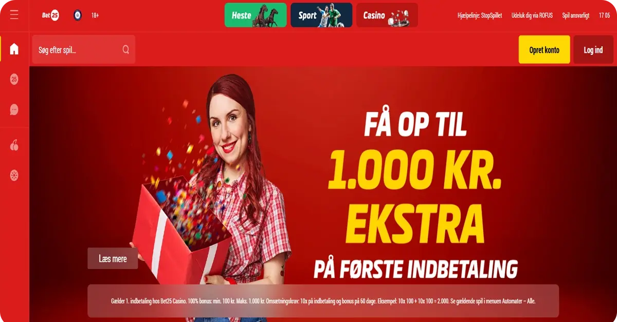 Bet25 casino tema