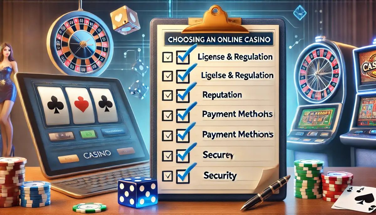 Tjekliste før du vælger et casino