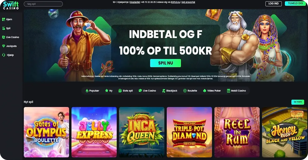 Swift Casino (RTP 95%)