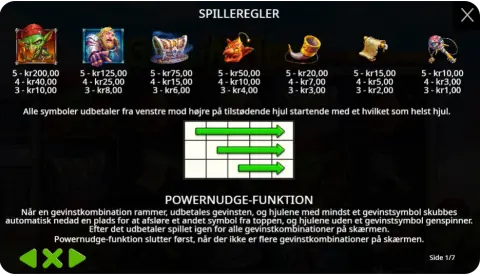 Særlige bonusfunktioner og møntgevinst