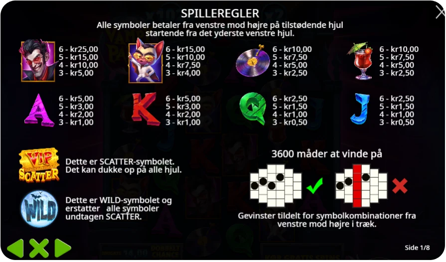 Wilds og specialfunktioner