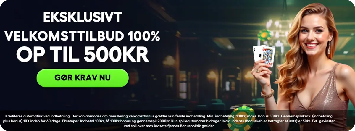 PlayKasino casino velkomstbonus, kampagner og bonuskoder