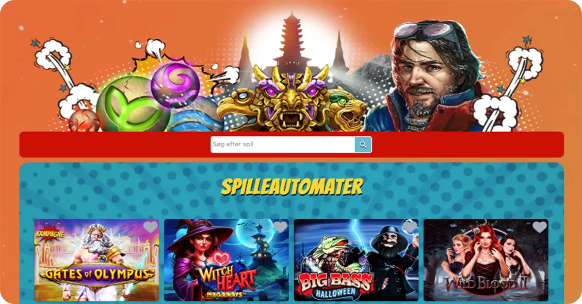 Spilleautomater hos KapowCasino