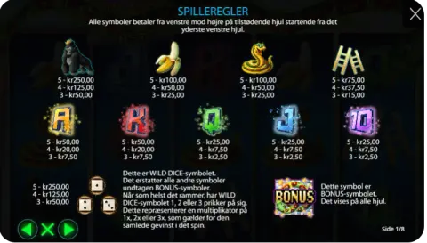 Wilds, bonusfunktioner og gratis spins